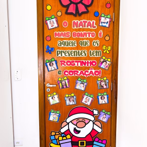 Painel de Porta Natal - Presentes