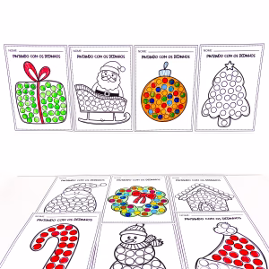 Pintando Com os Dedinhos - Natal