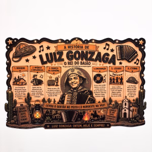 Painel Luiz Gonzaga - Festa Junina